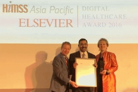 Apollo Hospitals bags HIMSS – Elsevier Outstanding ICT Innovation Award 2016