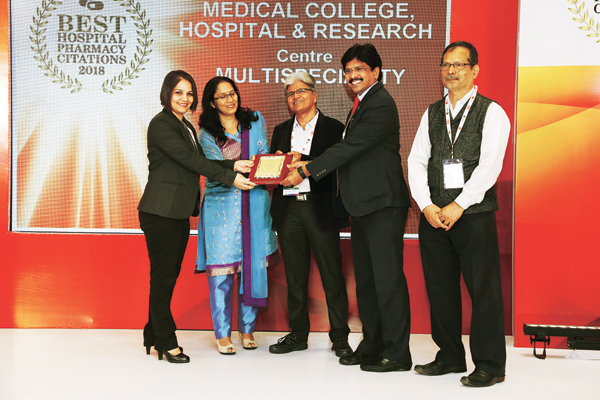 GCS Medical College, Hospital & Research Centre receives the citation in the multi-speciality hospital category