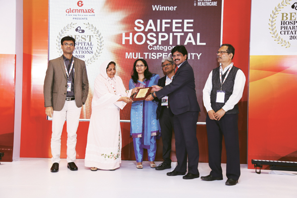 Saifee Hospital receives the citation in multi-speciality hospital category