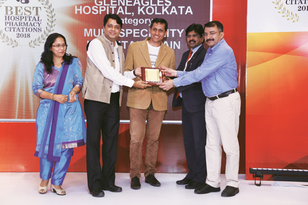 Apollo Gleneagles Hospital, Kolkata receives the citation in the multi-speciality chain hospitals category