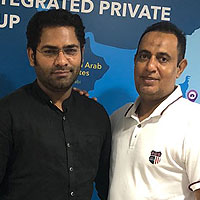 Dr Moinoddin and his patient