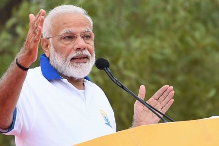 PM leads mass yoga demonstration at Ranchi