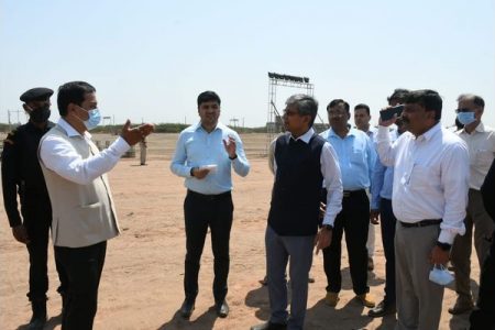 Union Minister of Ayush visits location of groundbreaking for Global Centre for Traditional Medicine