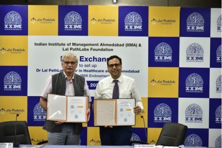 IIMA collaborates with Lal Pathlabs Foundation to set up research chair in healthcare