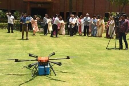 Trial run of blood bag delivery under iDrone initiative of ICMR successfully conducted