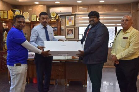 Government General Hospital equipped with Polymatech Vein Finder
