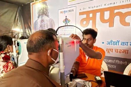 Eyebetes Foundation conducts awareness initiative on diabetes-led vision impairment at the Maha Kumbh
